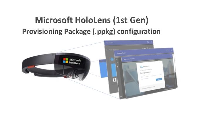 Configure HoloLens (1st Gen) by using a Provisioning package